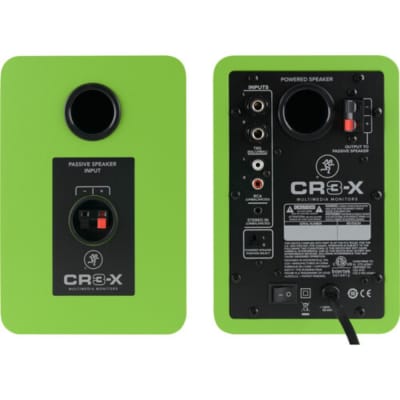 Mackie CR3-XLTD Creative Reference Series 3" Multimedia Professional Monitors Limited Edition - Green Lightning image 6