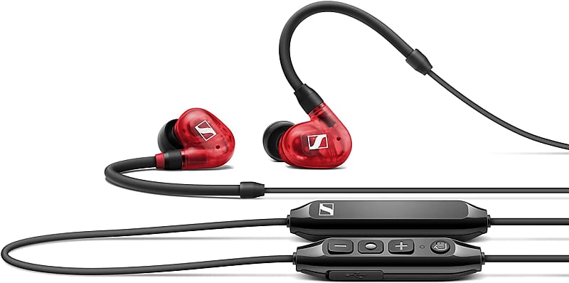 Sennheiser Professional IE 100 PRO Wireless Dynamic In-Ear Monitoring Headphones, Red image 1