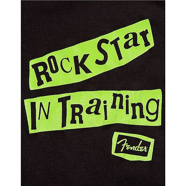 Fender Rock Star in Training Onesie, Black, 12 month 2016 image 3