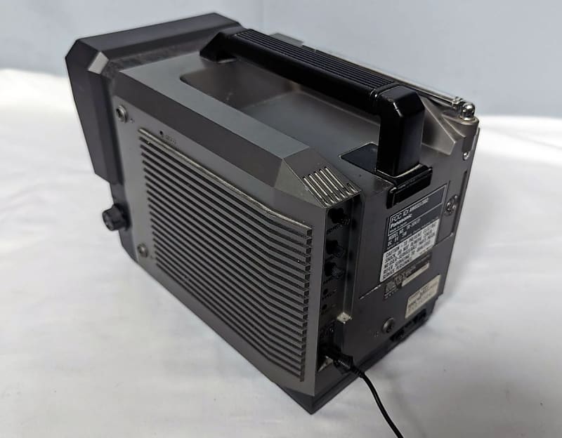 Panasonic Portable Black & White TV. VHF/UHF. Works Electric