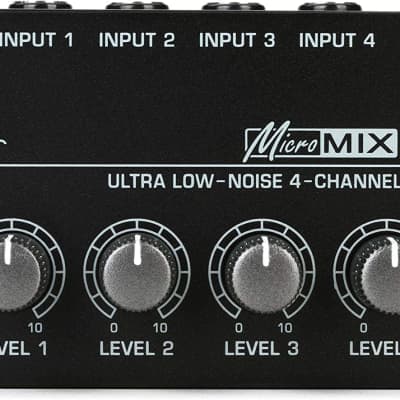 Behringer - MX400 - Micromix 4-Channel Line Mixer image 1