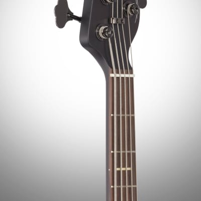 Yamaha BB735A Electric Bass Guitar, 5-String (with Gig Bag), Sunburst image 8