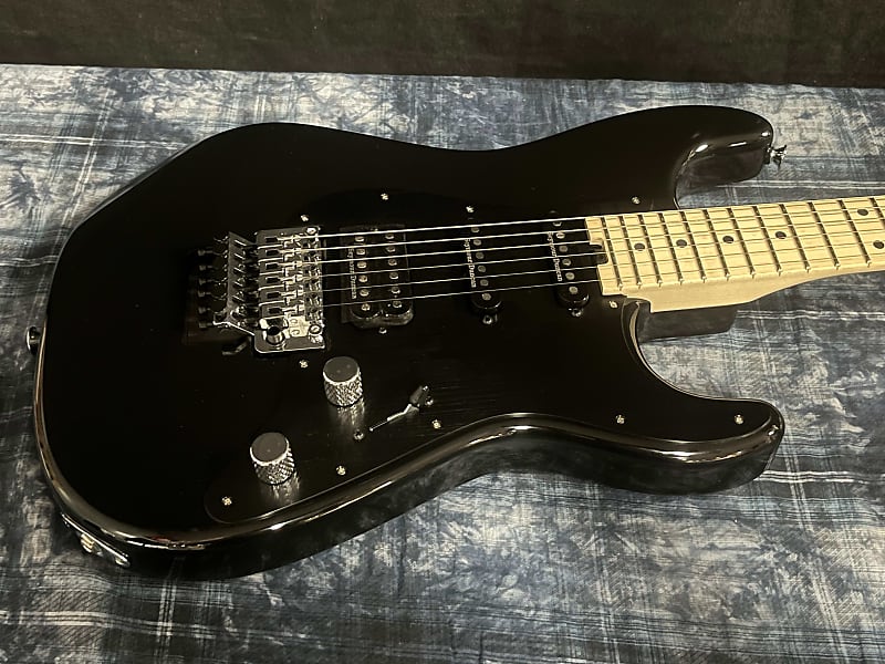 OPEN BOX ! 2023 Charvel Pro-Mod So-Cal Style 1 HSS FR M - Gloss Black - Authorized Dealer! 8.45lbs In Stock!! image 1