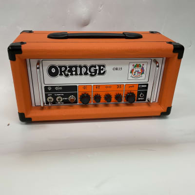 Orange OR15H 15-Watt Tube Guitar Head, Orange Tolex