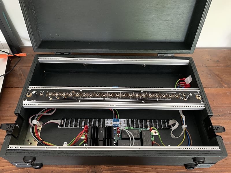 Case From Lake 7U Eurorack Case + Make Noise CV Bus | Reverb