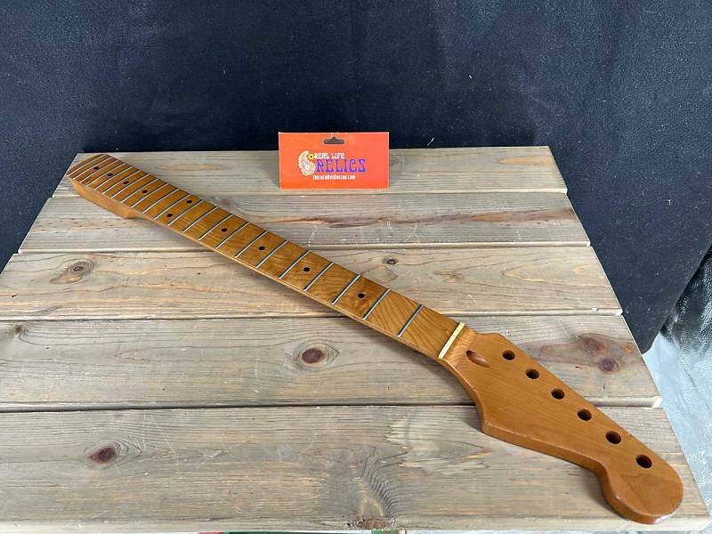 Real Life Relics Nitro Roasted Maple Strat® Stratocaster Neck | Reverb