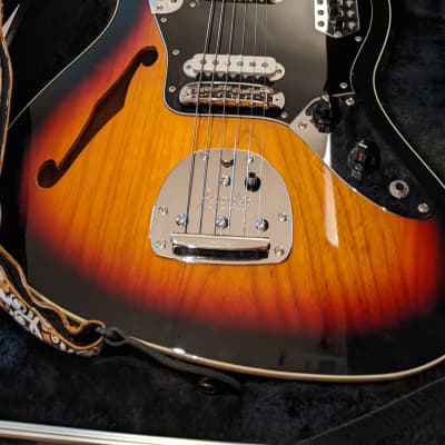 Fender FSR Thinline Jaguar 2012 - Sunburst image 2
