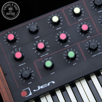 (Video) *Serviced* 1980 Jen SX 1000 Synthetone Analog Monophonic Synthesiser | All Original, Unmodified Vintage Synth | Including Overlays image 4