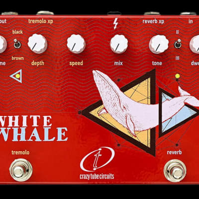 Crazy Tube Circuits White Whale Tremolo Guitar Effect Pedal image 2