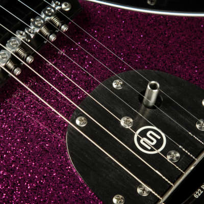Suhr Eddie's Guitars Exclusive Roasted Classic JM Mastery - Magenta Sparkle image 17