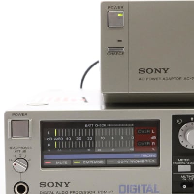 Sony PCM-F1 Digital Audio Processor w/ AC-700 Power Adapter & Extras #47880  | Reverb