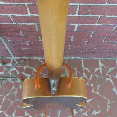 1930's Kay Baritone Archtop Guitar - Acoustic Electric - Wider Fretboard - Hard Case image 8