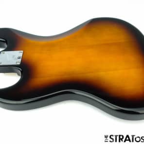 2017 Fender Squier Affinity Jazz Bass BODY + HARDWARE Guitar Brown Sunburst image 3