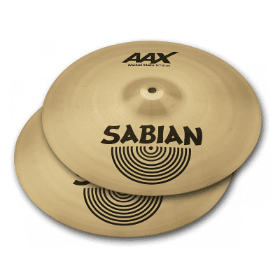 Sabian 14" AAX Metal Hi-Hat Cymbals (Pair) 2002 - 2018