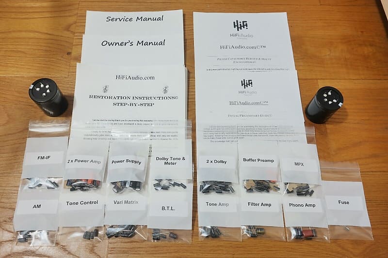 Marantz 4400 restoration kit filter capacitor repair rebuild fix  			