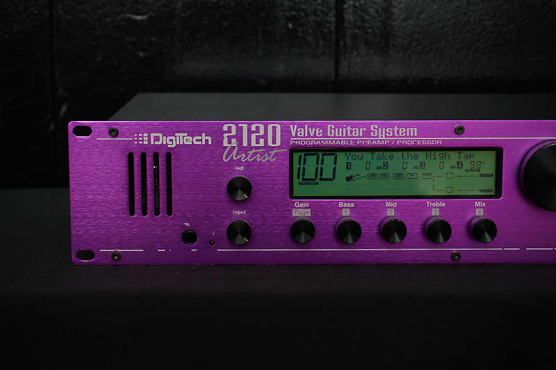 Digitech 2120 Artist Valve Guitar System Effects Processor 2U Rack Mount  240V