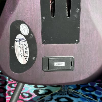 Schecter  Banshee GT FR-6 2018-19 Satin Transparent Purple (NOS, Open-Box, Unplayed!) image 12