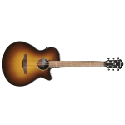 Ibanez AEG AEG50DHH Concert Acoustic Electric Guitar | Gloss Dark Honey Burst image 3