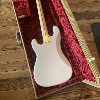 Fender American Original '50s Precision Bass with Maple Fretboard 2018 - 2019 - White Blonde image 3