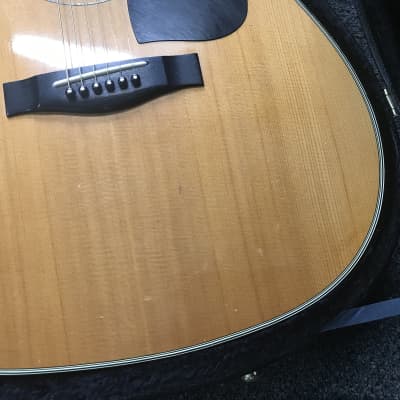 Yamaha FG-450S Dreadnought Acoustic Guitar made in Taiwan in good condition with hard case image 4