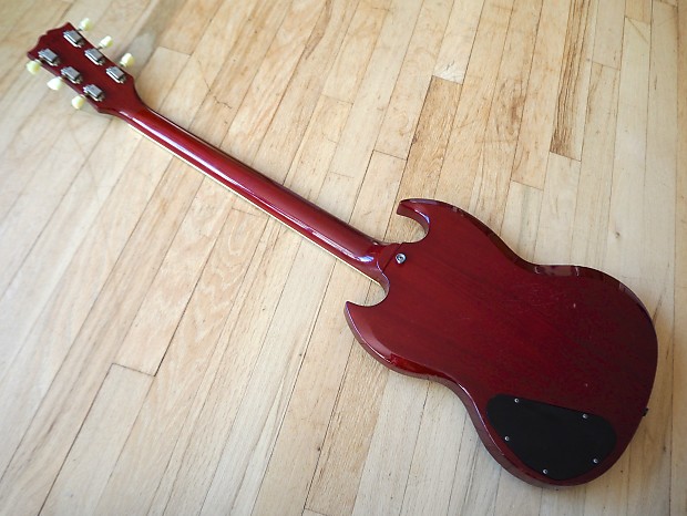1990 Greco SG Electric Guitar Cherry SS-600 Lawsuit Mint