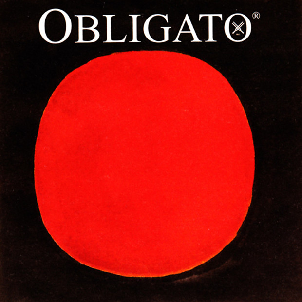 Pirastro OBL411521 Obligato 4/4 Full Size Violin Ball-End String Set with Steel E image 1