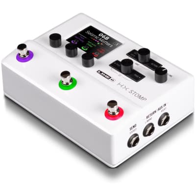 Line 6 HX Stomp Multi-Effects Processor Pedal, Limited Stomptrooper White Edition image 2