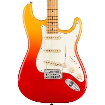 Fender Player Plus Stratocaster, Maple Neck, Tequila Sunrise for sale