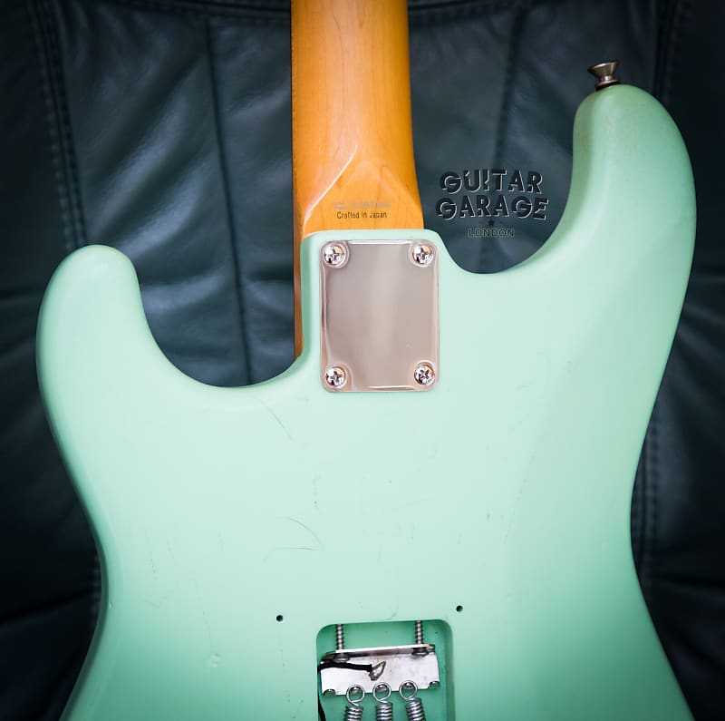 Fender Japan Stratocaster 62 Vintage Reissue Surf Green nitro relic guitar  - unique - CIJ