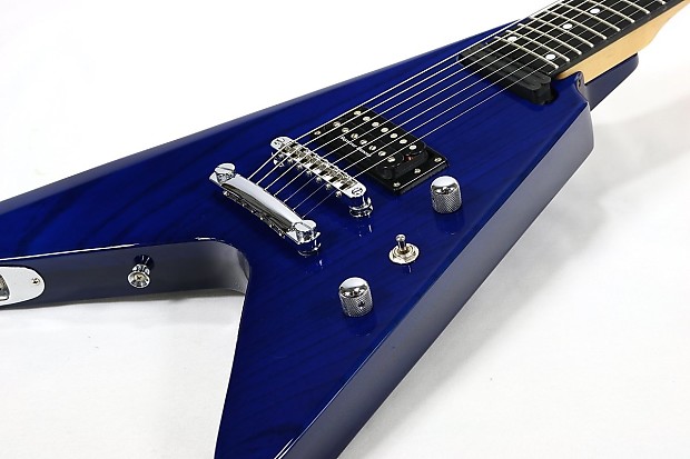 Edwards E-eZ-180-7SN e-ZUKA Signature 7 String Blue in Black
