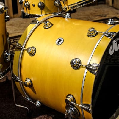 DW Collector's Series Drum Set, Amber Satin Oil SO# 1104135 image 2