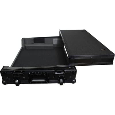 ProX Flight Case with Wheels & Laptop Shelf for Numark NS7III & NS7II Digital Controller (Black) image 3
