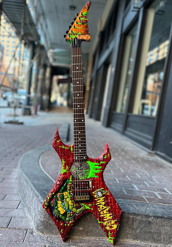 B.C. Rich Warlock Hand-painted | Reverb