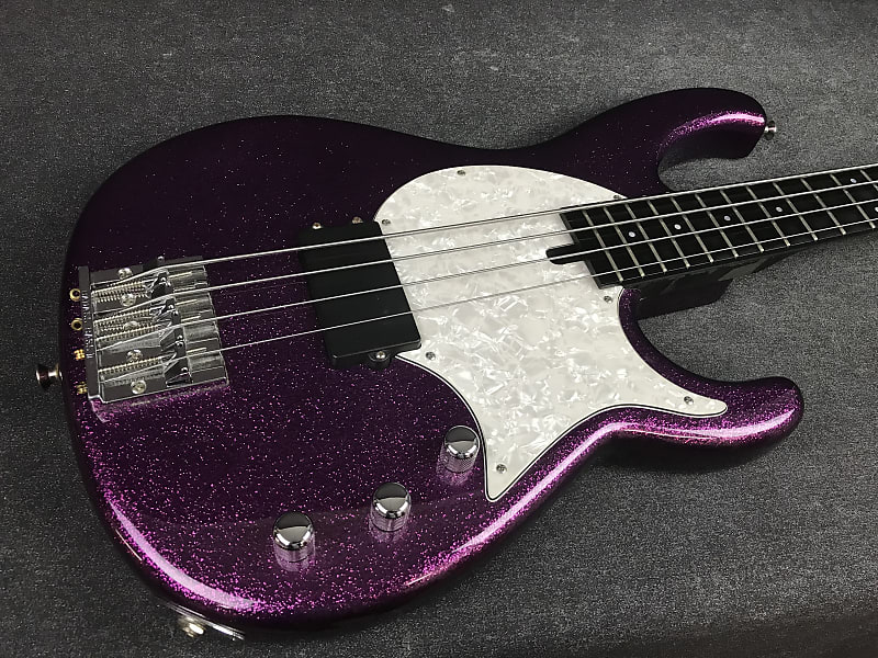 Modulus 2009 Flea Bass FB4 Purple Metal Flake with OBP-1