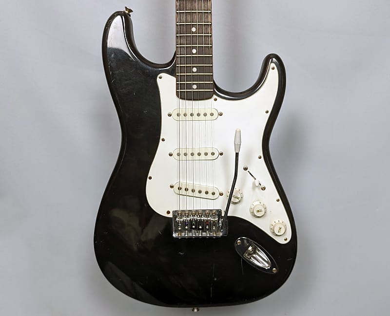 Austin Strat Style Electric Guitar - Black image 1