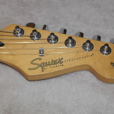 1997 Fender Squier Pro Tone ProTone Stratocaster Fender 3 Tone Sunburst All Original With Gig Bag! image 5