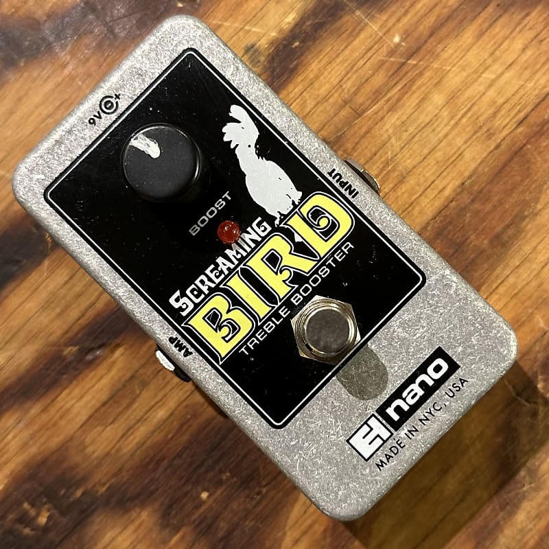 Electro-Harmonix Screaming Bird Treble Booster Pedal | Reverb