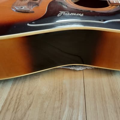 Framus  12 string Acoustic guitar 1960s Sunburst image 11