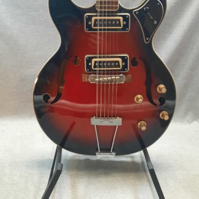Aria 12-string Hollow-body 1960s - 2-tone burst | Reverb