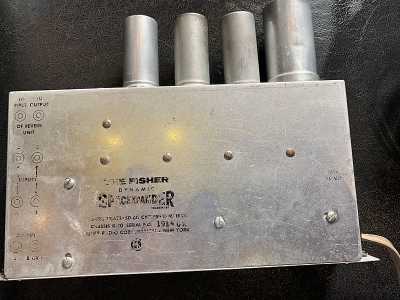 Fisher K10 SpaceXpander 1960 valve spring reverb 