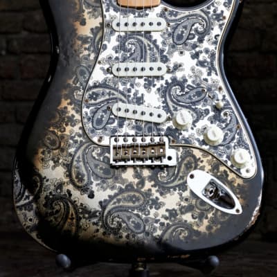 Fender Custom Shop Limited Edition '68 Black Paisley Stratocaster, Relic - Black Paisley image 1