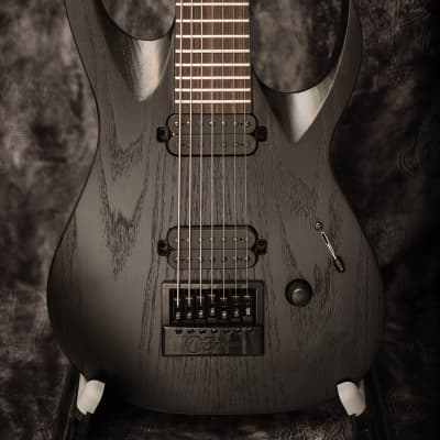 SOLAR A1.7 BOP LTD Artist | Black Open Pore | 7-string Electric Guitar with EverTune Bridge image 1