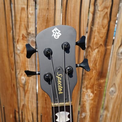 Spector Euro4LX - Trans Black Stain Matte Left Handed 4-String Electric Bass Guitar w/ Gig Bag (2023) image 4