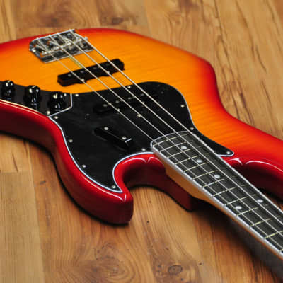 Fender Rarities Flame Ash Top Jazz Bass Plasma Red Burst image 13