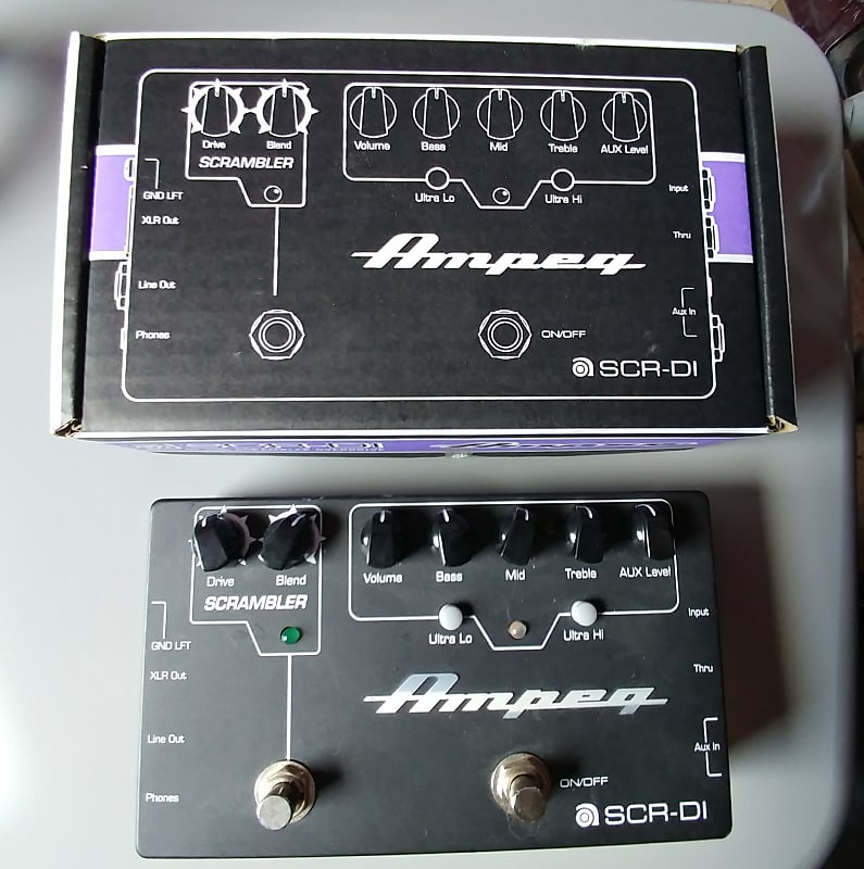 Ampeg Scr‑di Bass Di Preamp With Scrambler Overdrive Pedal Reverb 6209