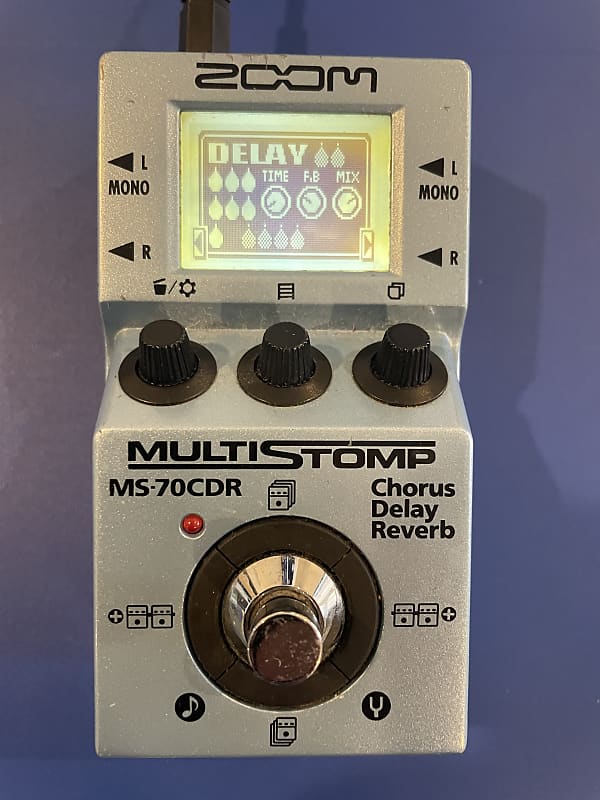 Zoom MS-70CDR MultiStomp 2010s - Blue (down cursor not working