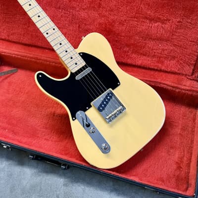 LEFTY! -MIJ Fender TL-52 Telecaster 2021 butterscotch Blond Left handed blackguard Tele 52 reissue image 2