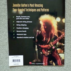 Jennifer Batten Two Hand Rock Guitar Tab Book with CD 1995 Hal Leonard image 2