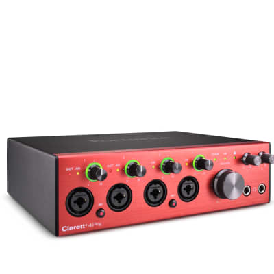 Focusrite Clarett+ 4Pre USB-C Audio Interface | Reverb