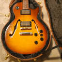 Gibson Memphis ES-Les Paul Special II - Figured Iced Tea Sunburst, Semi-Hollow LP, Hard-shell Case